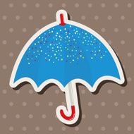 Umbrella theme elemets vector eps N88