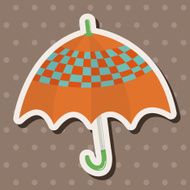Umbrella theme elemets vector eps N90