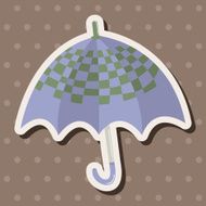 Umbrella theme elemets vector eps N91