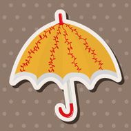 Umbrella theme elemets vector eps N92