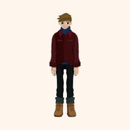 boy man cartoon theme elements N216