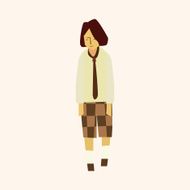boy man cartoon theme elements vector eps N59