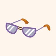 glasses theme elements vector eps N43