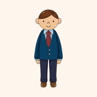 boy man cartoon theme elements vector eps N65