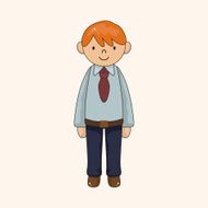 boy man cartoon theme elements vector eps N66