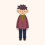 boy man cartoon theme elements vector eps N67