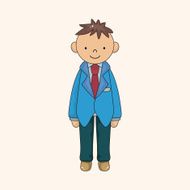 boy man cartoon theme elements vector eps N69