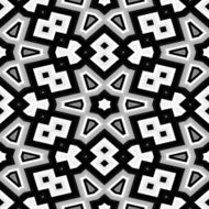 Black and white seamless abstract texture N3