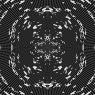 Black and white seamless abstract texture N4