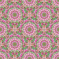 Abstract Seamless Color Geometric Vector Pattern