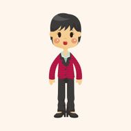 lady woman cartoon theme elements N28