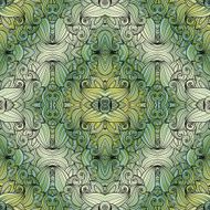 Seamless Abstract Tribal Pattern (Vector) N14
