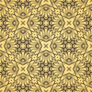 Seamless Vintage Lace Pattern (Vector) N35