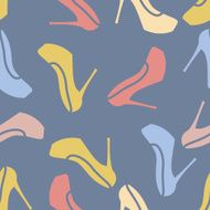 pattern ladies shoes