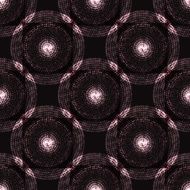 seamless white glowing ethnic pattern N3