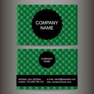 stylish colorful business card N2