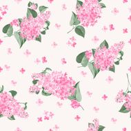 Seamless lilac pattern N3