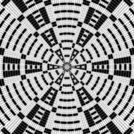 Black and white seamless abstract texture N6