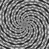 Black and white seamless abstract texture N7