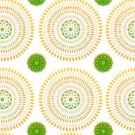 Seamless Patern with Ethnic Ornament