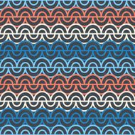 Geometric pattern with abstract waves and grunge