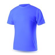 Vector blue t shirt isolated on white background