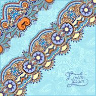 ornamental background with flower ribbon N2