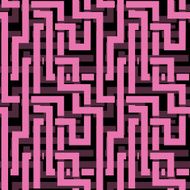 Vector seamless interwoven purple ornament