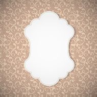 Frame in Vintage Background Vector Illustration