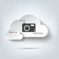 Digital photo camera icon Photography