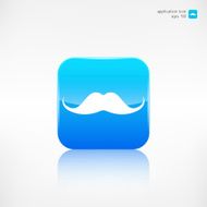 Hipster moustaches icon