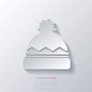 Winter snowboard cap icon N2