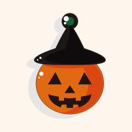 Halloween pumpkin theme elements N15