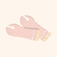 bride gloves theme elements N4