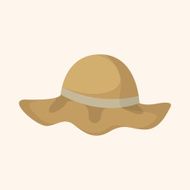 Fishing hat theme elements N10