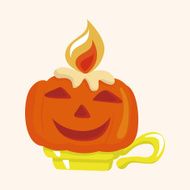 Halloween pumpkin theme elements N16