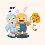 Halloween party costume theme elements N45