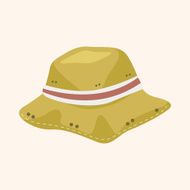 Fishing hat theme elements N11