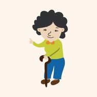 family grandmother character theme elements N31