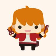 hair designer theme elements N7