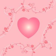 Heart background icon great for any use Vector EPS10