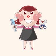 hair designer theme elements N8
