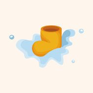 rainy boots theme elements N7