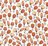 Seamless floral pattern Flowers texture