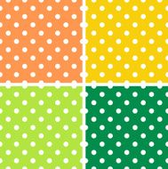Dotted textures pack ( orange yellow green )