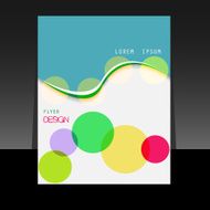 Vector abstract creative business cards N3