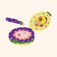 eye liner and eyeshadow theme elements vector eps N29