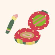 eye liner and eyeshadow theme elements vector eps N30