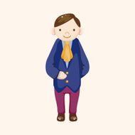 boy man cartoon theme elements N247