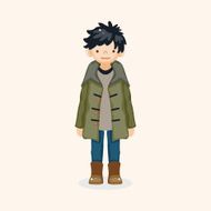 boy man cartoon theme elements N261